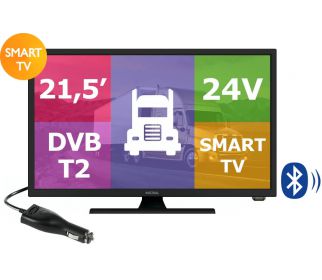 TELEWIZOR MISTRAL 21,5'' SMART LED 12V 24V z tunerem DVB-T/T2 i DVB-S2
