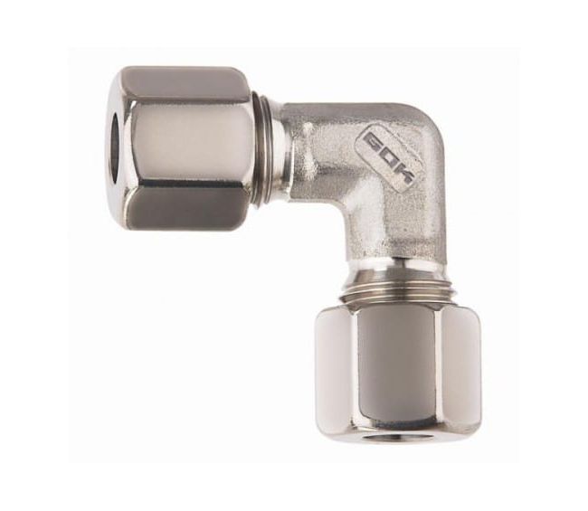 Złączka kątowa gazowa 8 mm - GOK