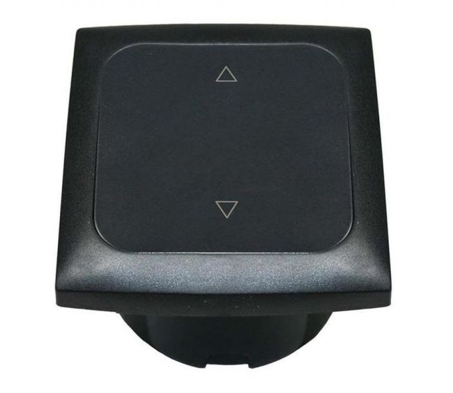 Przełącznik C-Line do stopnia elektrycznego + ramka + isobox czarny - Haba