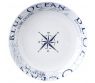 Talerz z melaminy głęboki Blue Ocean Ø21 cm - Brunner