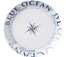 Talerz z melaminy obiadowy Blue Ocean Ø25 cm - Brunner