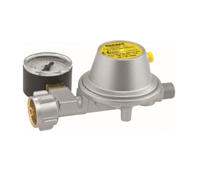 Reduktor 1,5 kg/h 00 mb KLF x 1/4 LH PRV z manometrem - Gok