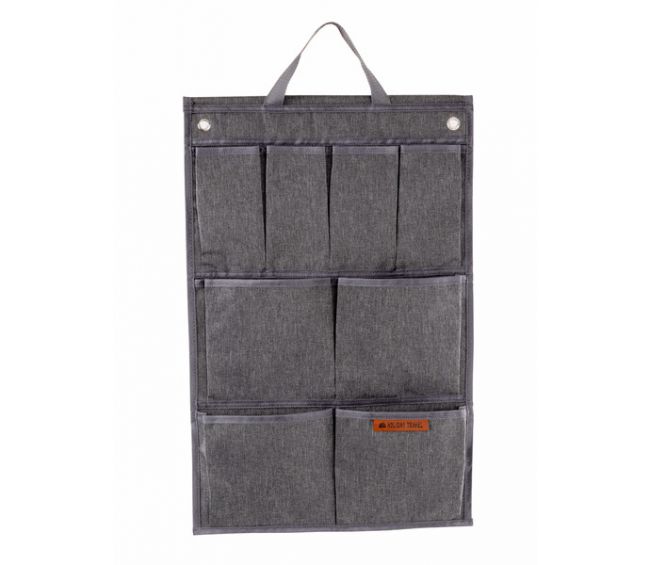 Organizer maxi szary 40 x 60 cm z 8 kieszeniami - Holiday Travel