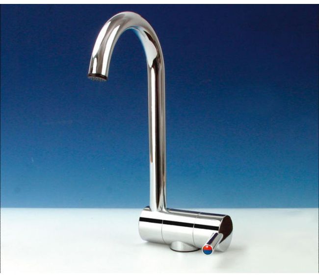 Kran składany ciepła/zimna woda Trend A chrom - Reich