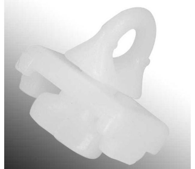 Końcówka karnisza - zaślepka kolor biały