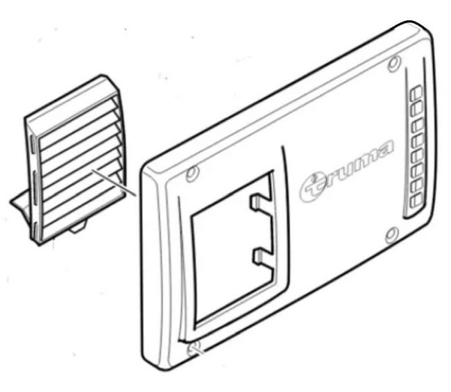 Zewnętrzna część komina WKCD do ogrzewania Combi D antracyt - Truma
