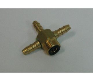 Trójnik do gazu 3 x fi 10 mm