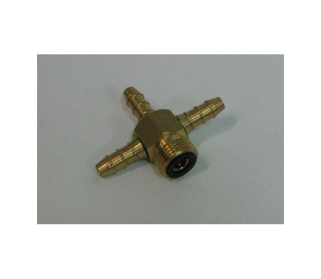 Trójnik do gazu 3 x fi 10 mm