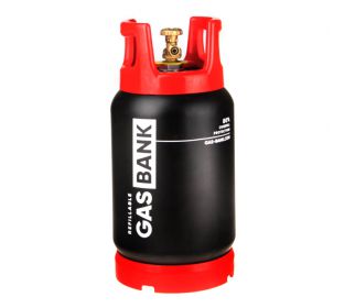 GasBank Single SLIM 5kg - Kewlarowa Butla Gazowa LPG z zaworem OPD 80%