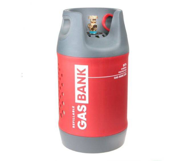 GasBank SINGLE 11 kg lekka butla na LPG z zaworem odcięcia 80%