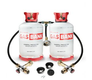 Zestaw GasBank LS 11 kg + zestaw zdalnego napełniania dwóch butli