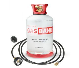 GasBank LS DUO 11 kg + zestaw do zdalnego tankowania (1.5m) DISH