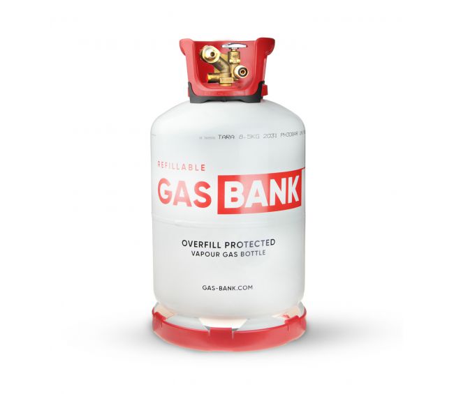 GasBank LS DUO 11 kg - butla z lekkiej stali z zaworem DUO 80% (OPD)