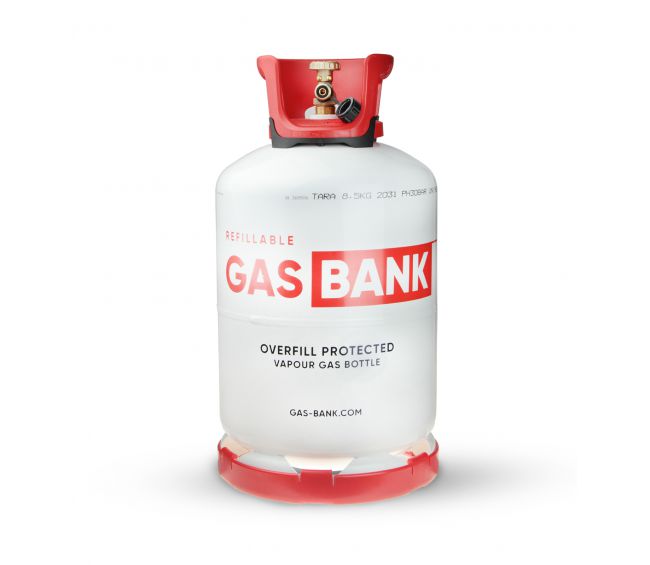 GasBank LS 11 kg - butla z lekkiej stali DUPLEX z zaworem ograniczania napełniania do 80% (OPD)