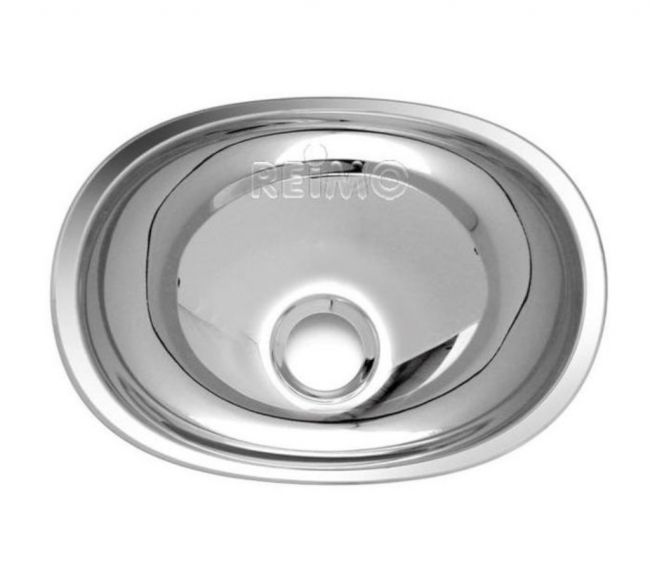 Umywalka stalowa owalna Oval M - Carbest OUTLET