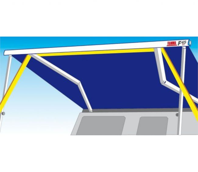 Naciąg przeciwwietrzny pas sztormowy Tie Down Black - Fiamma OUTLET