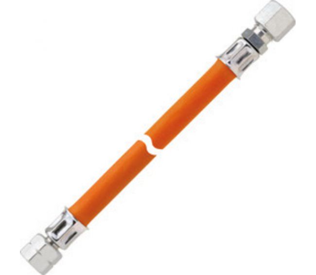 Wąż gazowy 40 cm G 1/4 LH-ÜM 8 mm RVS - Gok