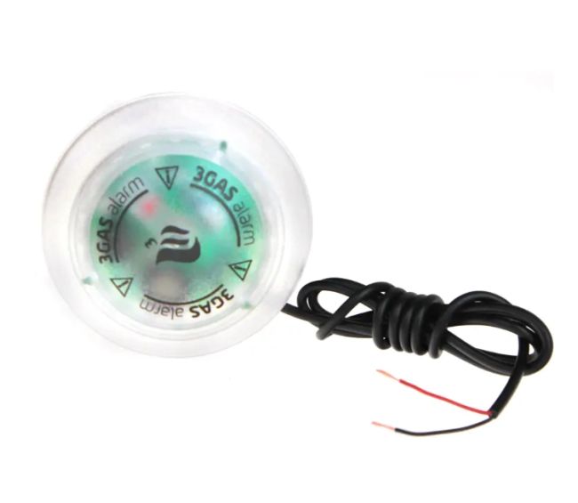 Alarm 12V i 24V czujnik czadu CO, propanu-butanu i narkogazów - 3GAS