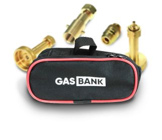 Zestaw końcówki do tankowania M10 + etui na adaptery LPG - GasBank
