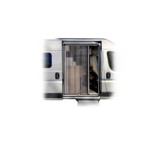 Plisowana moskitiera do drzwi przesuwnych Fiat Ducato / Citroen Jumper / Peugeot Boxer VANSCREEN - Lippert