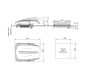 Okno dachowe z wentylatorem do kampera PLUS FAN 400X400 mm