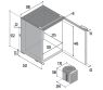 Lodówka kompresorowa 42 l + 3,6 l czarna 31 W VW T6/T5 - Vitrifrigo OUTLET