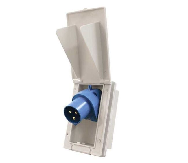 Gniazdo przyłączeniowe 230V biały - Carbest