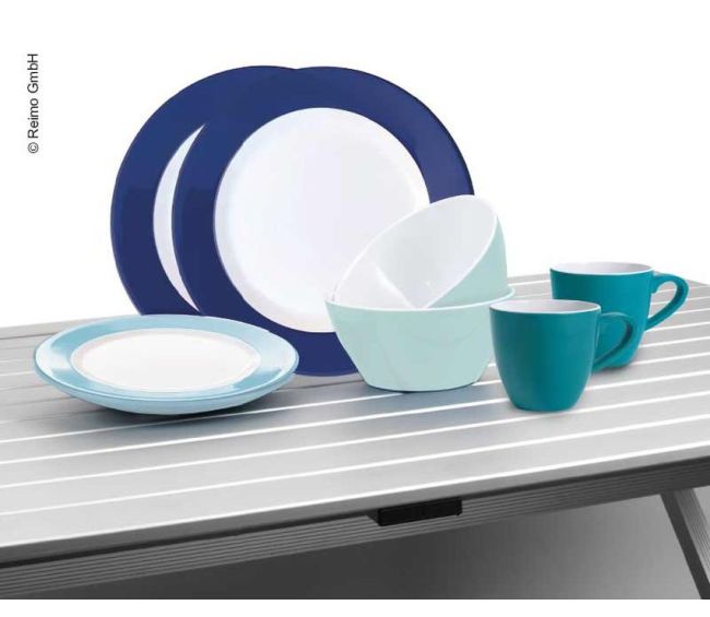 Zestaw obiadowy z melaminy Harmoni - Camp4 OUTLET