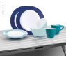 Zestaw obiadowy z melaminy Harmoni - Camp4 OUTLET