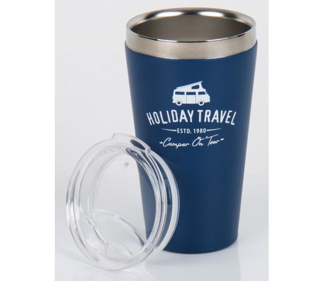 Kubek termiczny z pokrywką - Holiday Travel OUTLET