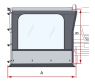 Panel boczny do markiz Fiamma F43 - Fiamma OUTLET