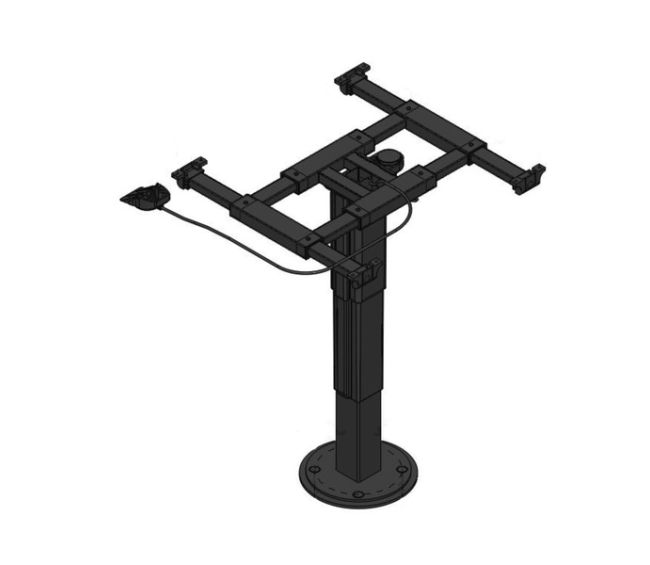 Regulowana i przesuwana noga stołu 35,5-73,5 cm - Ilse OUTLET