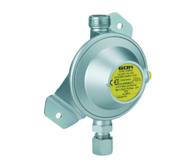 Reduktor ciśnienia 1,2 kg/h 30mb AG M20x1,5 x RVS8 - GOK OUTLET