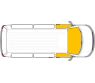 Maty termiczne wewnętrzne Isoflex Ford Transit 2000-2006 przód - Carbest