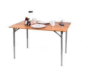 Stół bambusowy 80x60x43/65cm - Holiday Travel OUTLET