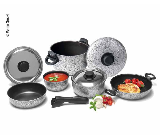 Garnki do gotowania aluminiowe Rocky - Camp4 OUTLET