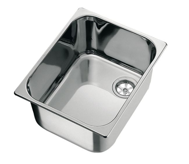 Zlewozmywak ze stali nierdzewnej do zabudowy 32 x 35 x 15 cm - Can OUTLET