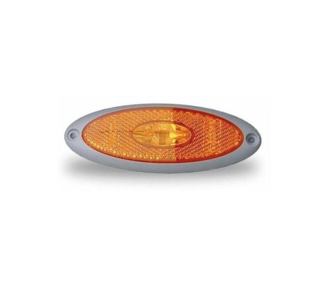 Boczne światło obrysowe z szarą ramką 124 mm - Jokon OUTLET