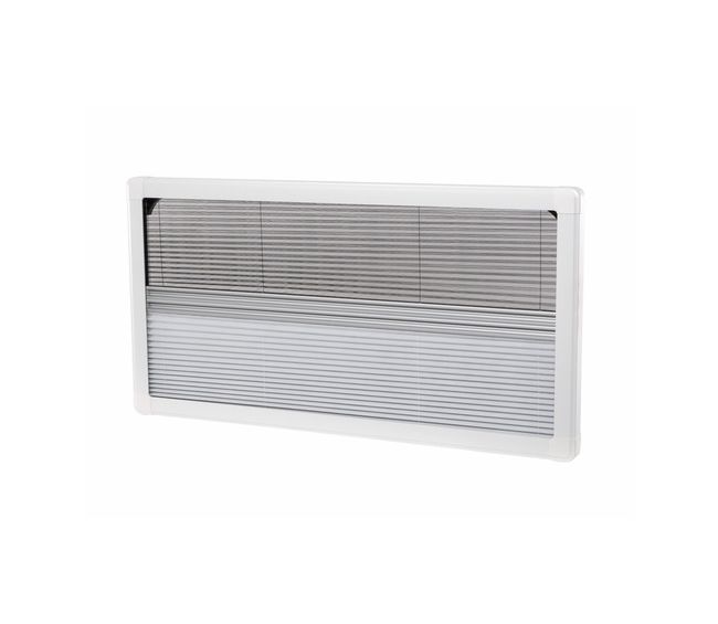 Ramka wewnętrzna z roletą i moskitierą 900x500 mm - Carbest OUTLET