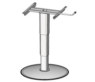 Stelaż stołu jednokolumnowy 320-695 mm - Ilse OUTLET