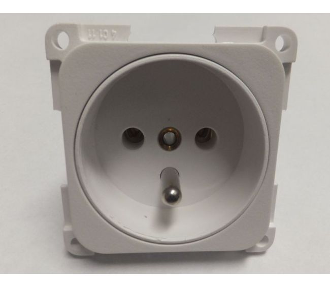 Gniazdo Schuko 250V/10-16A białe - Fawo
