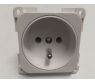 Gniazdo Schuko 250V/10-16A białe - Fawo