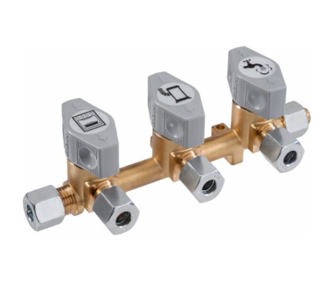 Zawór szybkozamykający DSV-AB3 RVS 8 x 3 x RVS 8 stal - GOK