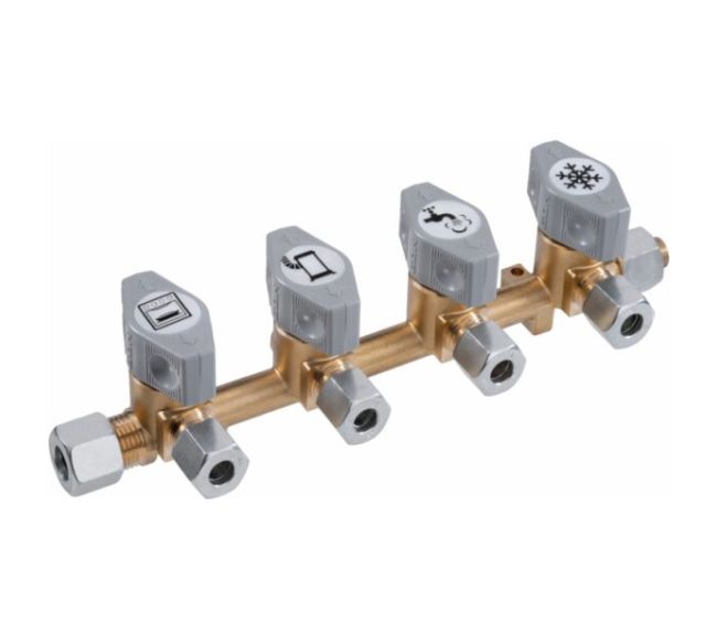 Zawór szybkozamykający DSV-AB4 RVS 8 x 4 x RVS 8 stal - GOK