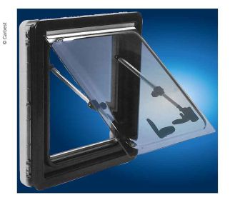 Okno boczne uchylne 1100x450 mm wklejane przyciemniane kamper bus van czarne OUTLET