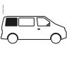 Szyba okno boczne prawe VW T5 T6 szkło bezpieczne kamper furgon T5-008 czarne OUTLET