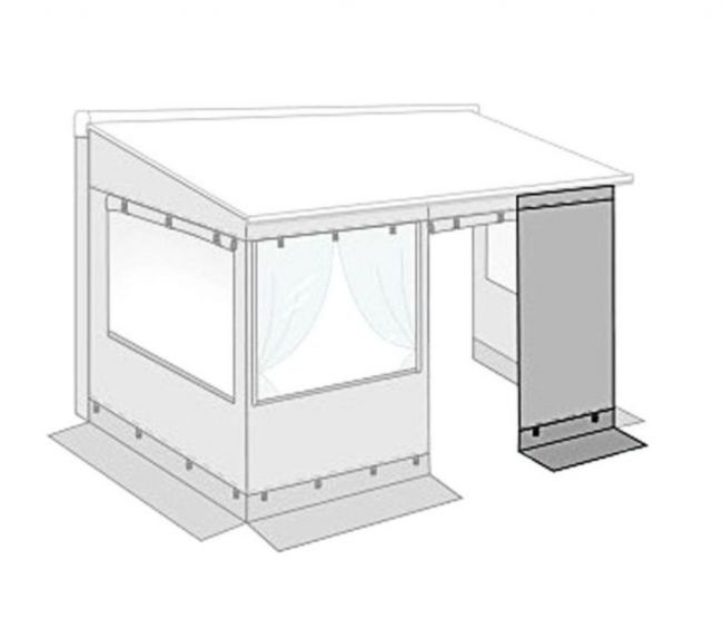 Panel przedni Privacy Light 100 - Fiamma