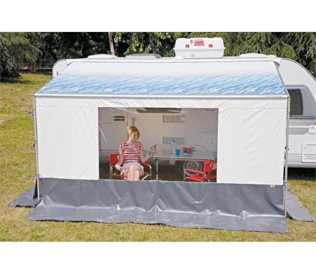 Ścianka przednia z oknem do markizy Blocker Pro 400 - Fiamma