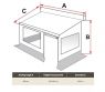 Zabudowa do rolety/markizy Privacy Room F45S/F45L 300cm M - Fiamma
