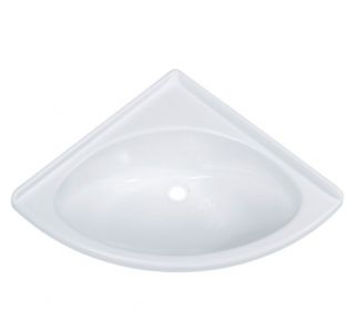 Umywalka biała Maxi 420x420x160mm